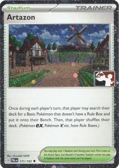 Artazon (Cosmos Holo) Prize Pack Series Cards Pokemon card