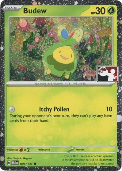 Budew (Cosmos Holo) Prize Pack Series Cards Pokemon card