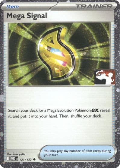 Mega Signal (Cosmos Holo) Prize Pack Series Cards Pokemon card