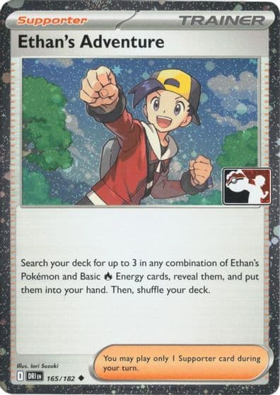 Ethan's Adventure (Cosmos Holo) Prize Pack Series Cards Pokemon card