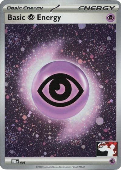 Basic Psychic Energy - MEE 005 (Cosmos Holo) Prize Pack Series Cards Pokemon card