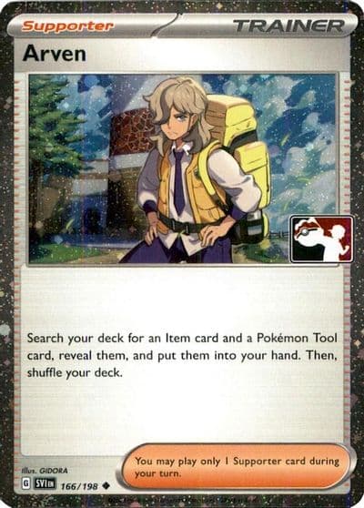 Arven (Cosmos Holo) Prize Pack Series Cards Pokemon card