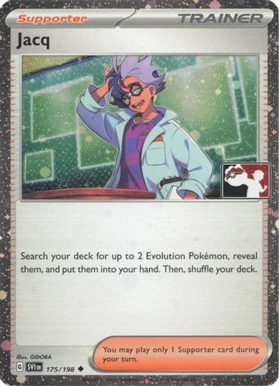 Jacq (Cosmos Holo) Prize Pack Series Cards Pokemon card