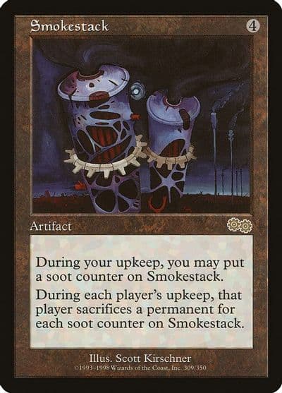Smokestack Urza's Saga Magic card
