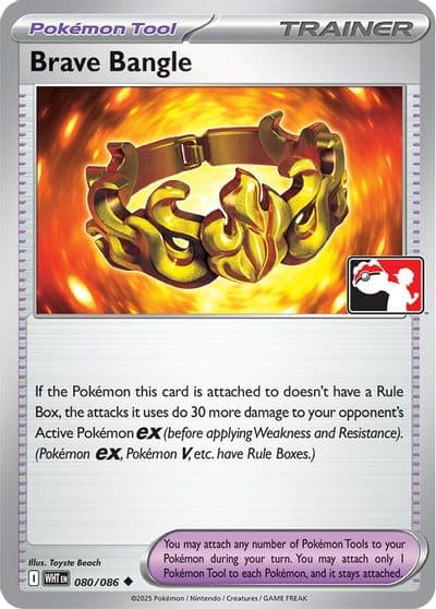Brave Bangle (Cosmos Holo) Prize Pack Series Cards Pokemon card