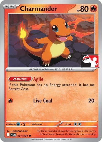 Charmander Prize Pack Series Cards Pokemon card