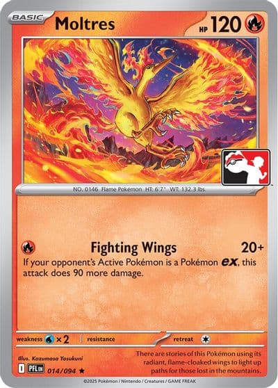 Moltres Prize Pack Series Cards Pokemon card