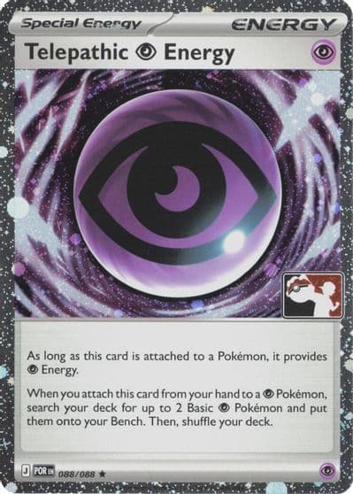 Telepathic Psychic Energy (Cosmos Holo) Prize Pack Series Cards Pokemon card