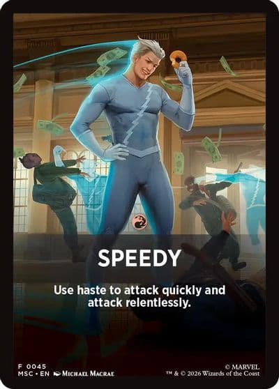 Speedy Theme Card Commander: Marvel Super Heroes Magic card