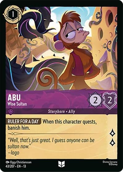 Abu Wise Sultan Attack of the Vine! Lorcana card