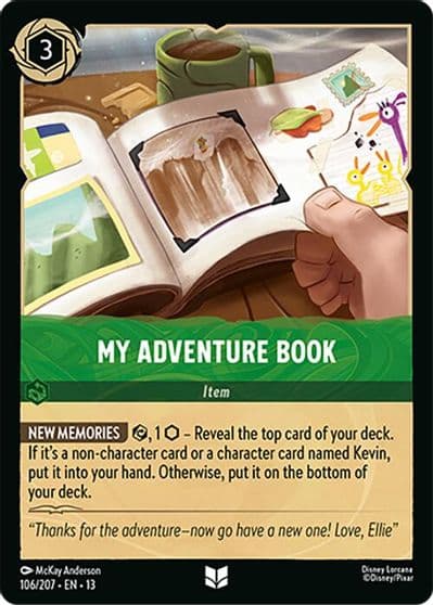 My Adventure Book Attack of the Vine! Lorcana card