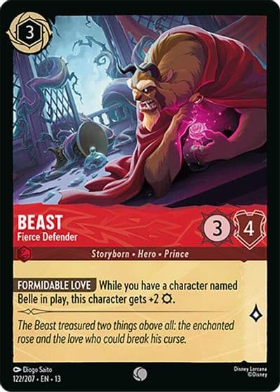 Beast Fierce Defender Attack of the Vine! Lorcana card