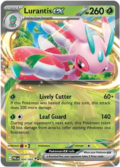 Lurantis ex ME05: Pitch Black Pokemon card