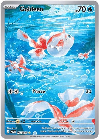 Goldeen ME05: Pitch Black Pokemon card