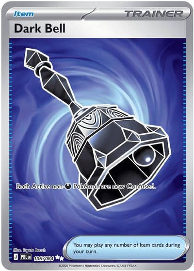 Dark Bell ME05: Pitch Black Pokemon card