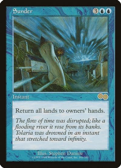 Sunder Urza's Saga Magic card
