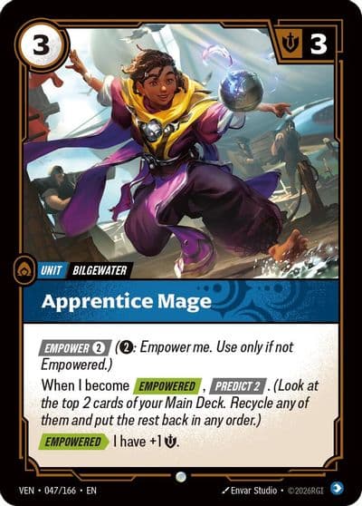 Apprentice Mage Vendetta Riftbound card