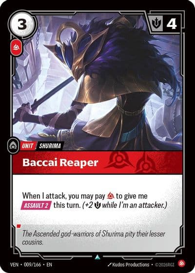 Baccai Reaper Vendetta Riftbound card