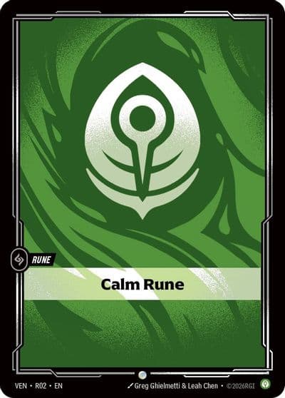 Calm Rune Vendetta Riftbound card