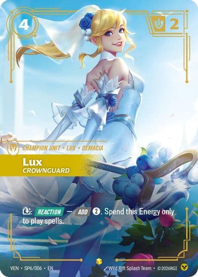 Lux Crownguard Vendetta Riftbound card