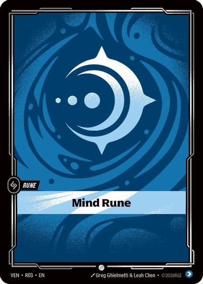 Mind Rune Vendetta Riftbound card