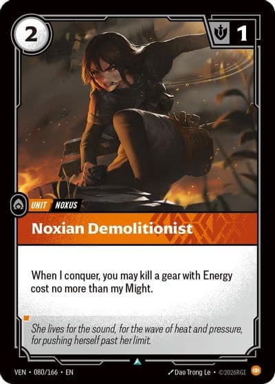 Noxian Demolitionist Vendetta Riftbound card