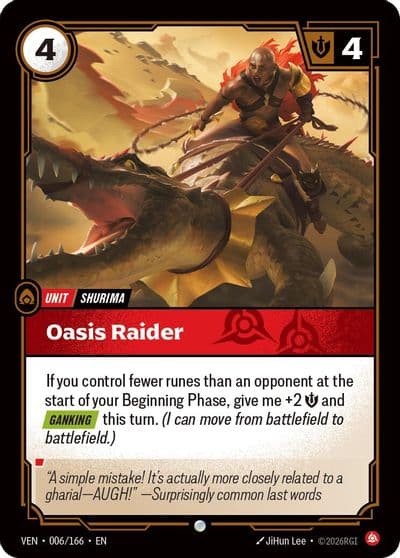 Oasis Raider Vendetta Riftbound card