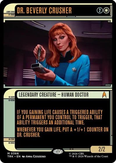 Dr Beverly Crusher Showcase Star Trek Magic card