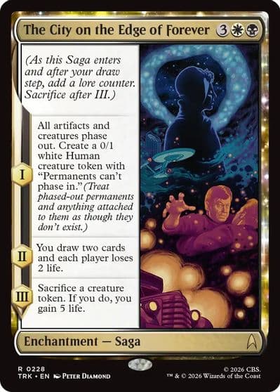 The City on the Edge of Forever Star Trek Magic card