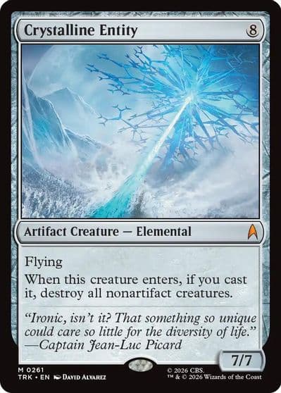 Crystalline Entity Star Trek Magic card