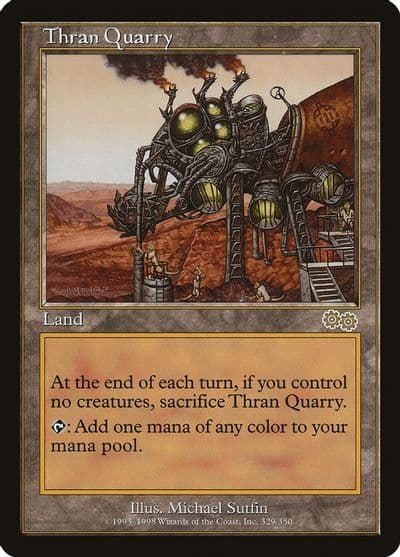 Thran Quarry Urza's Saga Magic card