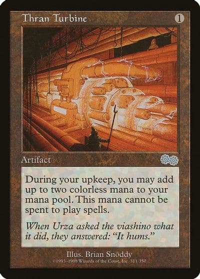 Thran Turbine Urza's Saga Magic card