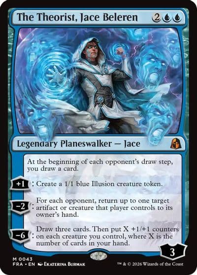 The Theorist Jace Beleren Reality Fracture Magic card