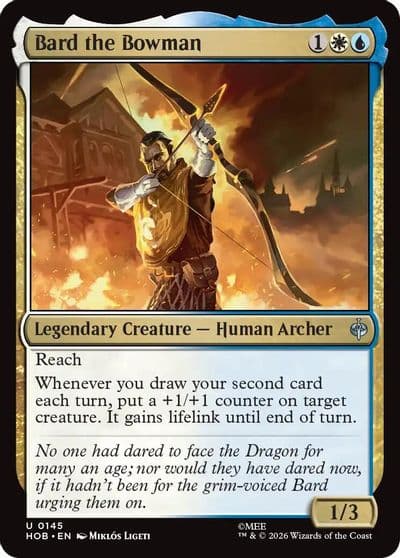 Bard the Bowman The Hobbit Magic card