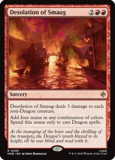 Desolation of Smaug The Hobbit Magic card