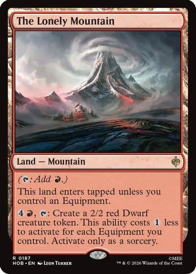 The Lonely Mountain The Hobbit Magic card