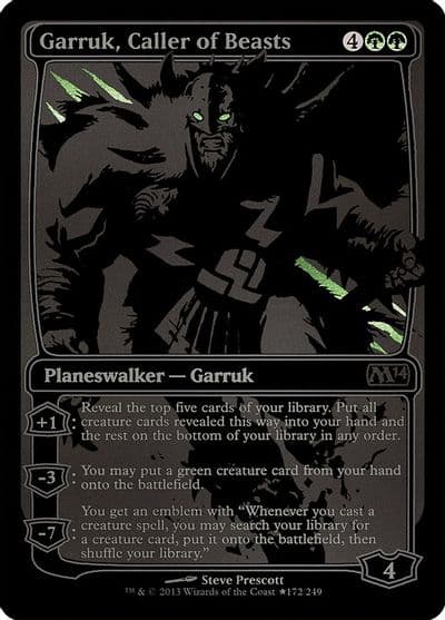 Garruk Caller of Beasts SDCC 2013 Exclusive Media Promos Magic card