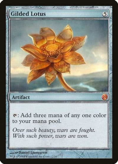 Gilded Lotus From the Vault: Twenty Magic card