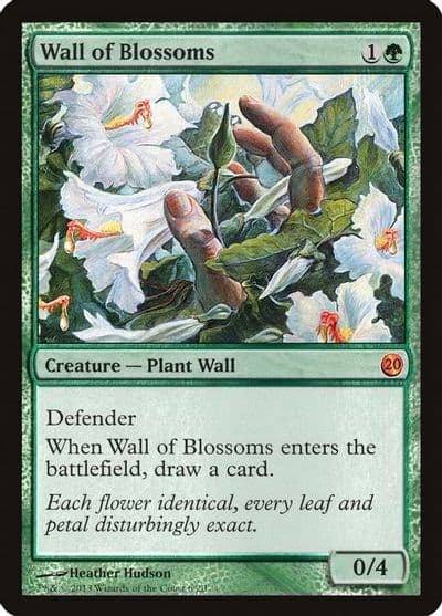 Wall of Blossoms From the Vault: Twenty Magic card