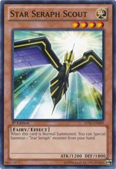 Star Seraph Scout Judgment of the Light Yu-Gi-Oh! card