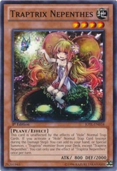 Traptrix Nepenthes Judgment of the Light Yu-Gi-Oh! card