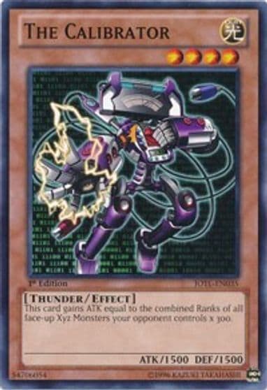 The Calibrator Judgment of the Light Yu-Gi-Oh! card