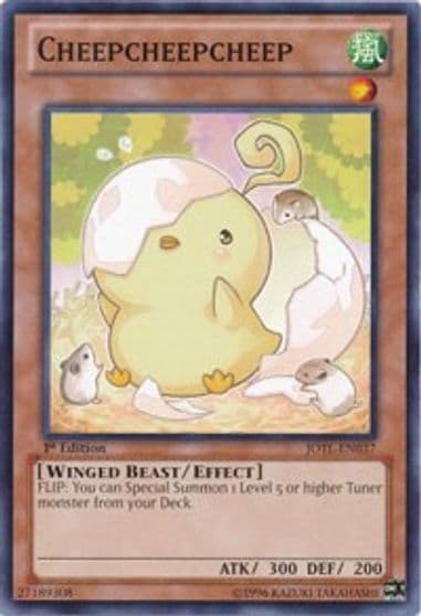 Cheepcheepcheep Judgment of the Light Yu-Gi-Oh! card