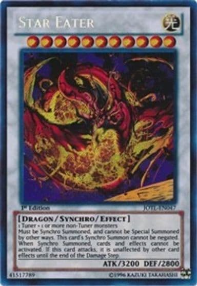 Star Eater Secret Judgment of the Light Yu-Gi-Oh! card