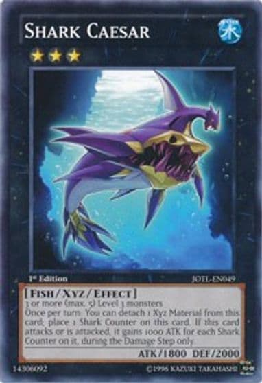 Shark Caesar Judgment of the Light Yu-Gi-Oh! card