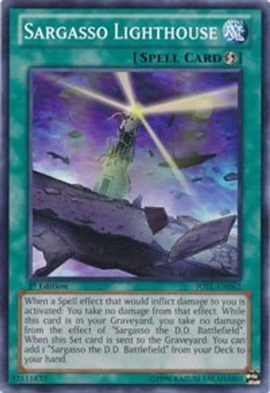 Sargasso Lighthouse Judgment of the Light Yu-Gi-Oh! card