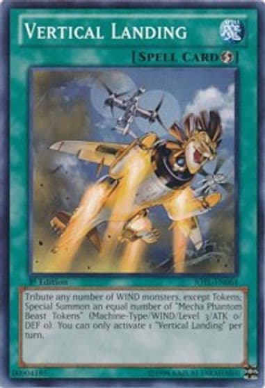 Vertical Landing Judgment of the Light Yu-Gi-Oh! card