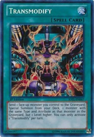Transmodify Judgment of the Light Yu-Gi-Oh! card