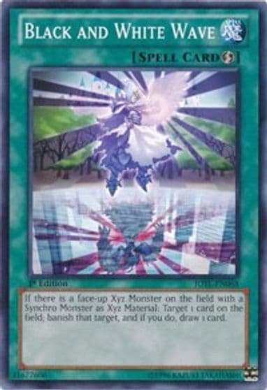 Black and White Wave Judgment of the Light Yu-Gi-Oh! card