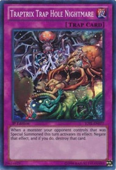 Traptrix Trap Hole Nightmare Judgment of the Light Yu-Gi-Oh! card